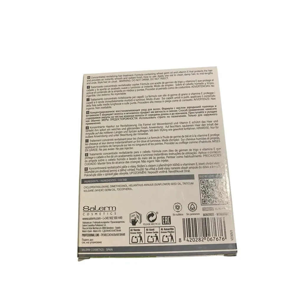 Salerm Hair Lab‎ Salermvital Revitalizador Capilar 4 x 13ml